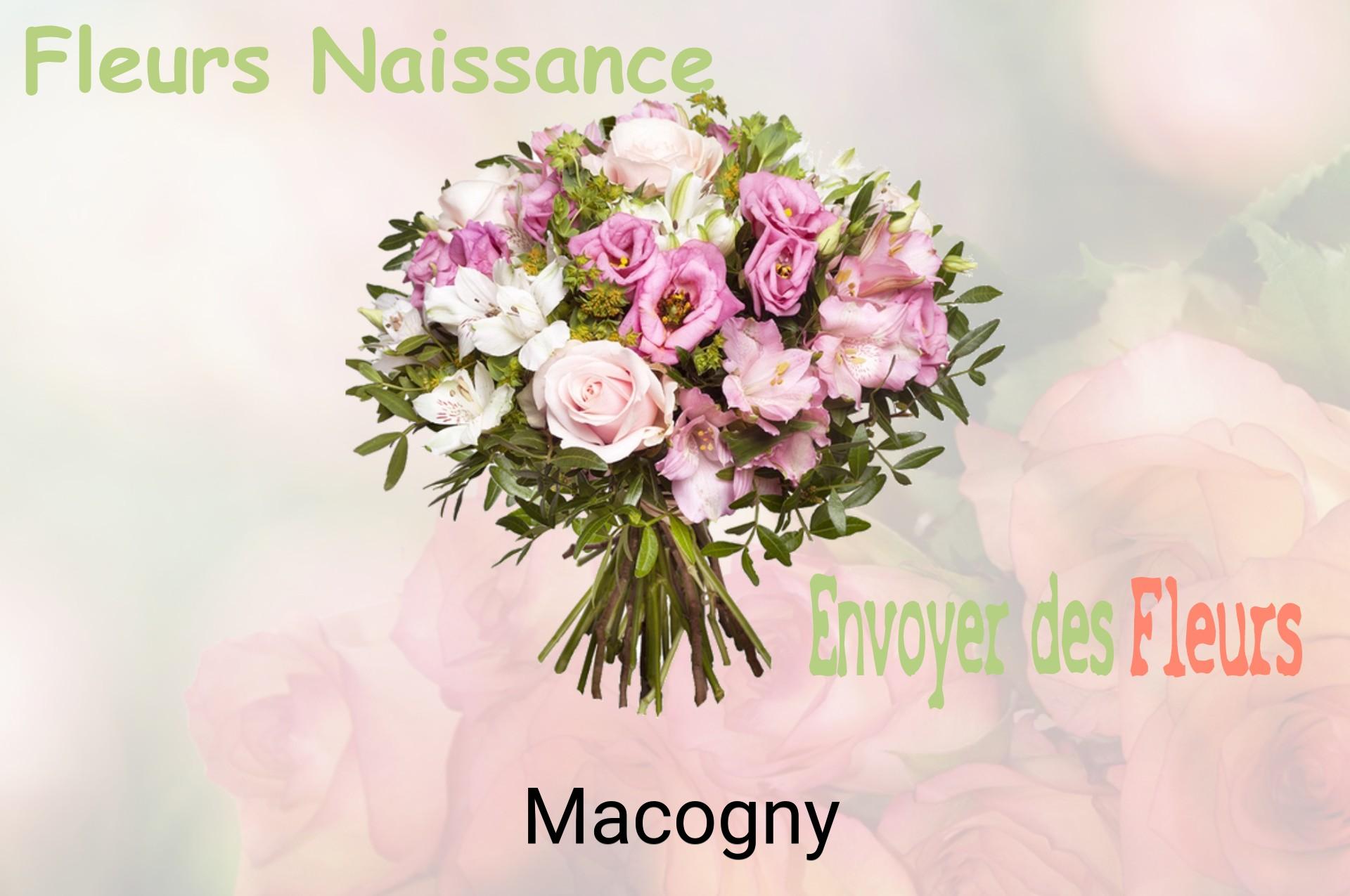 Bouquet de fleurs de naissance livré à Macogny